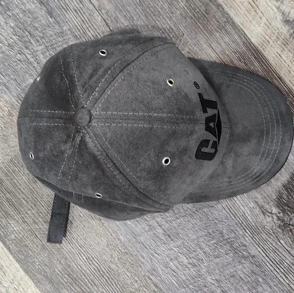 CAT Caterpillar Logo Baseball Hat - Cap -Graphite Gray - Adjustable - 0S - Picture 3 of 7